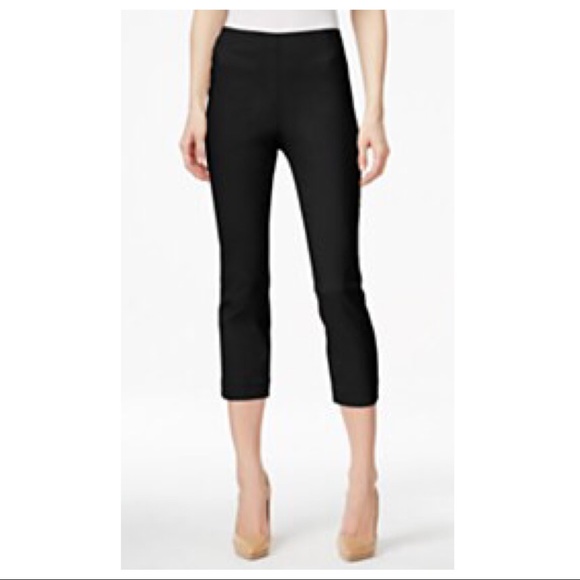 Style & Co. Pants - STYLE & Co. Side Zip Black Ankle Pants